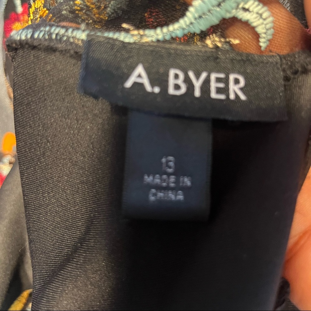 A. Byer Embroidered Club Dress - Picture 5 of 12